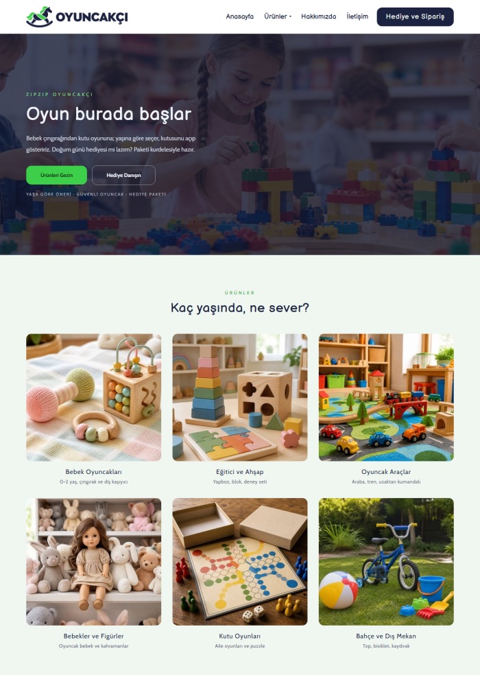 Oyuncakçı – Bilişim ve Teknoloji sitesi teması