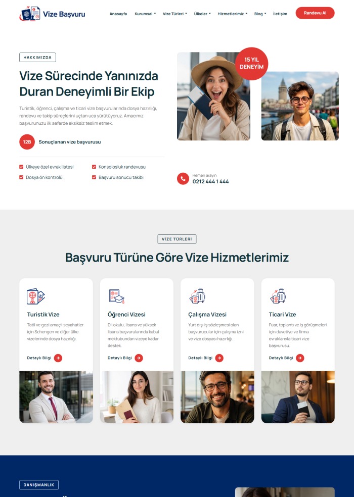 Vize Başvuru – Hukuk ve Danışmanlık sitesi teması